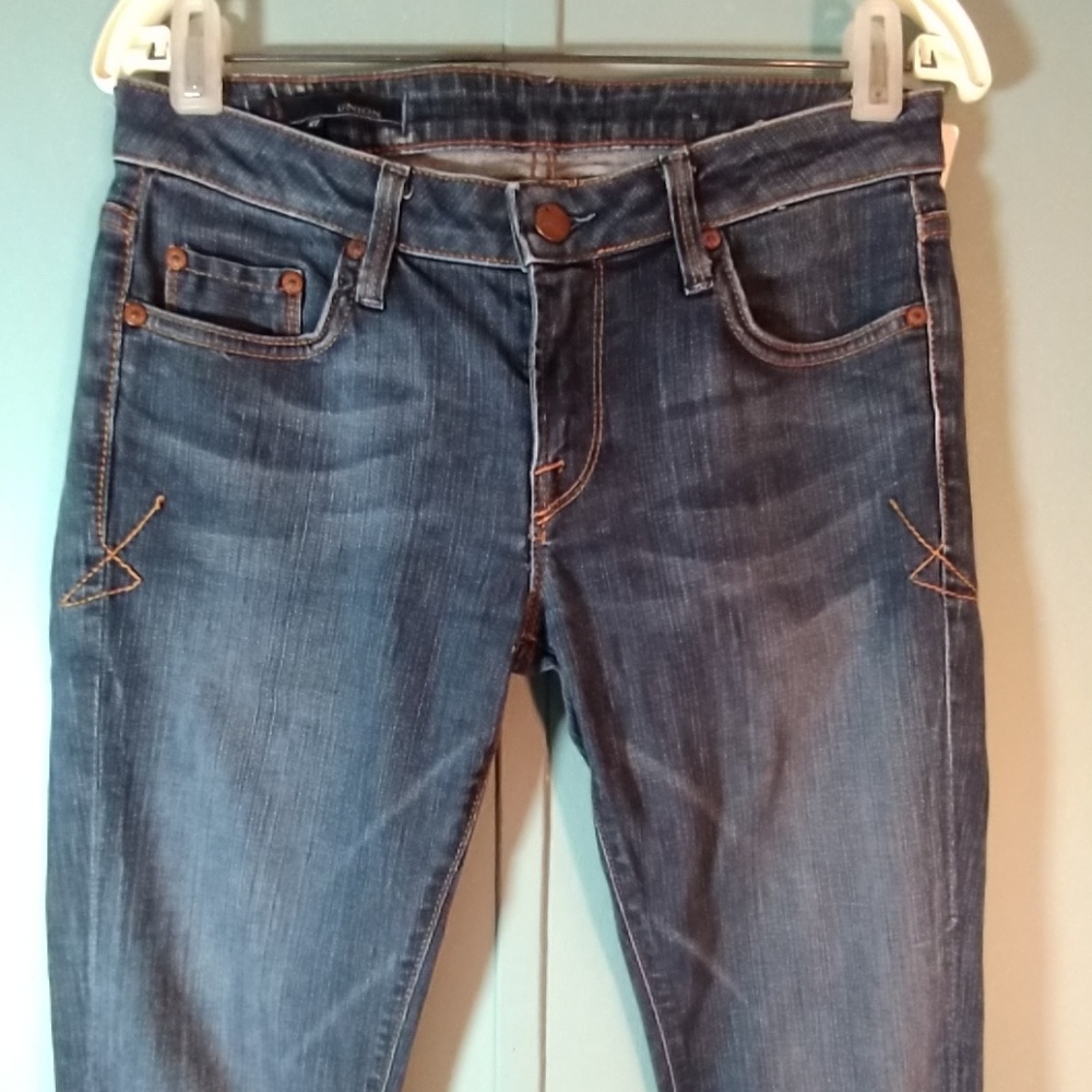 Union Jeans 30 X 33 low Rise Sensual Sapphire 27